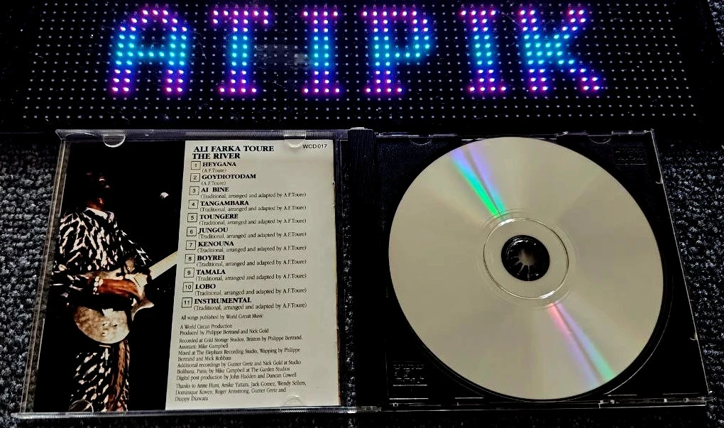 🌴Ali Farka Toure The River Cd World Circuit Import Raro E Incontornável! – photo 4